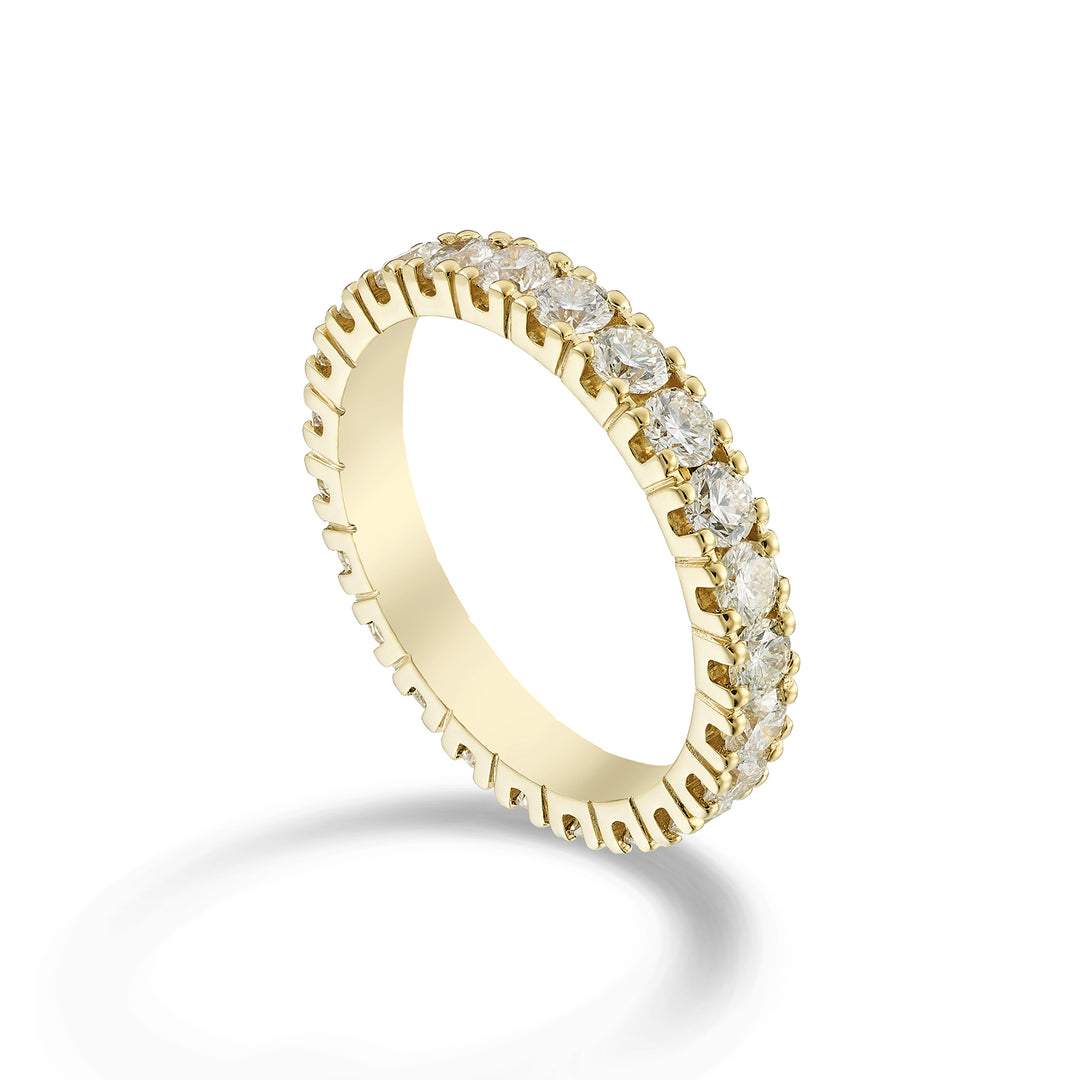 Golay lineaarinen keltakultasormus AETL022DI200G-23164110076