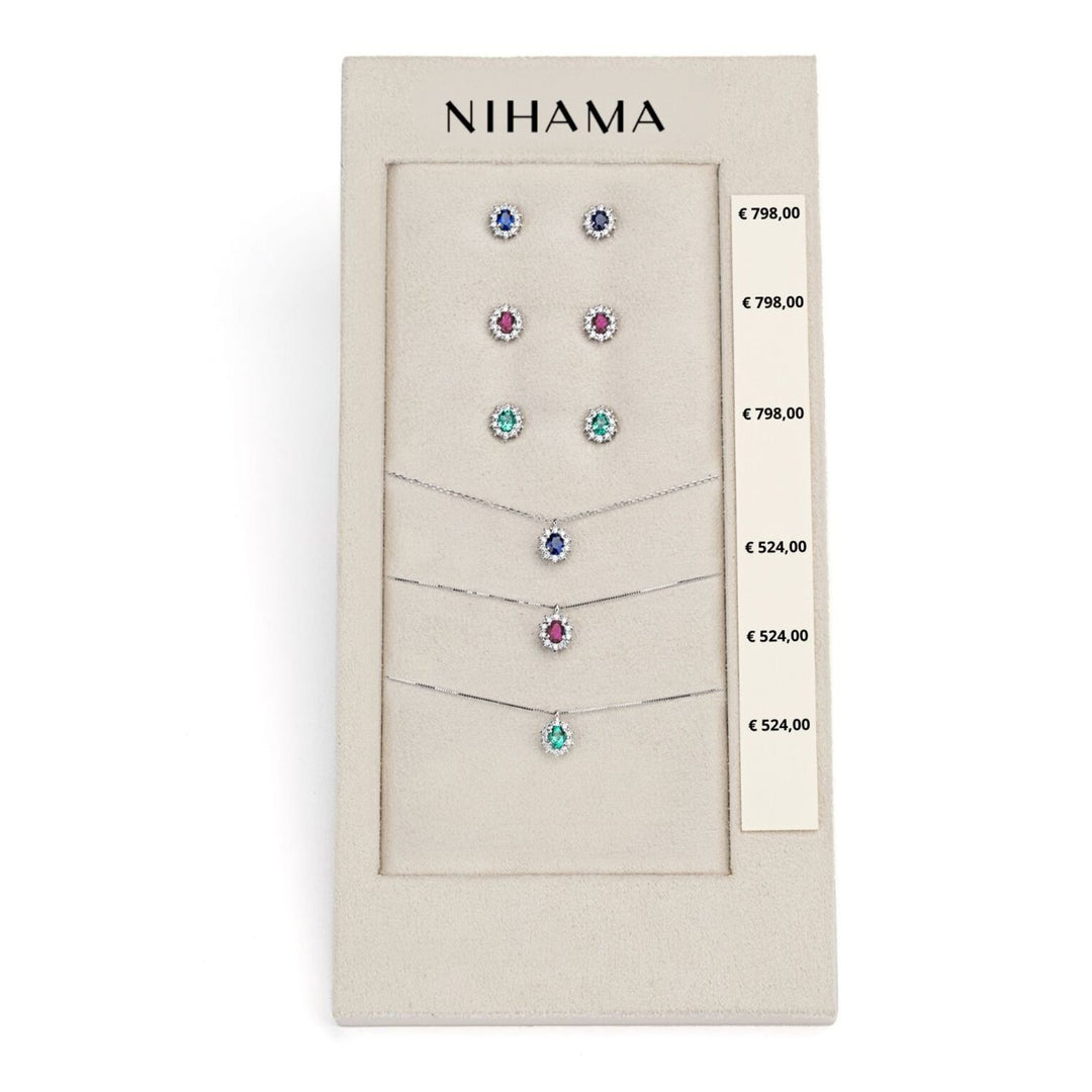 Πακέτο Nihama cl 5125 + ή 5103 9kt οβάλ 4x3 ζαφείρι, ρουμπίνι και σμαράγδι tr. N.LIGHTBOX.14-T9K