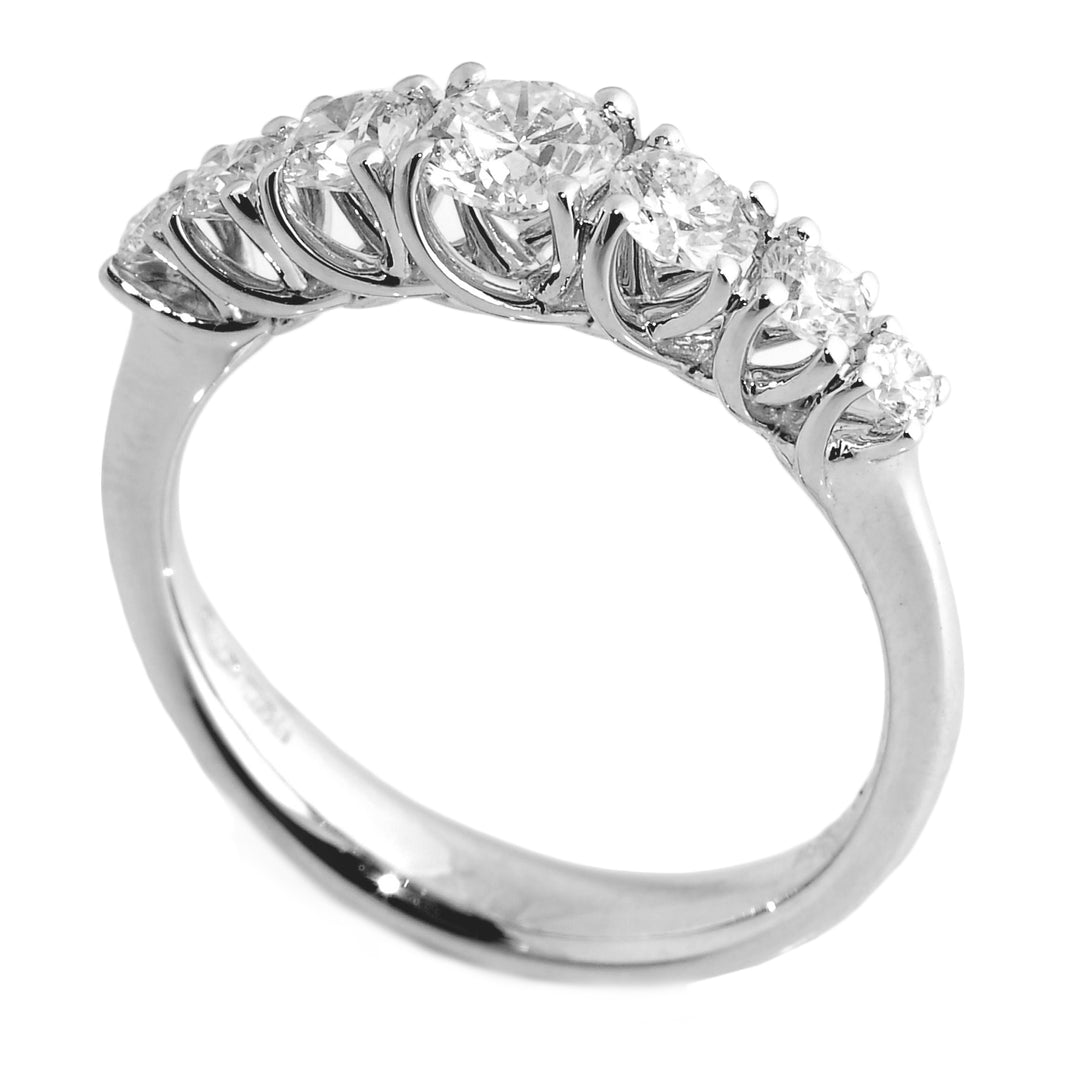 Inel scalar Golay grace riviera 7 pietre total 1,38 ct ABTRE1557-22011000023
