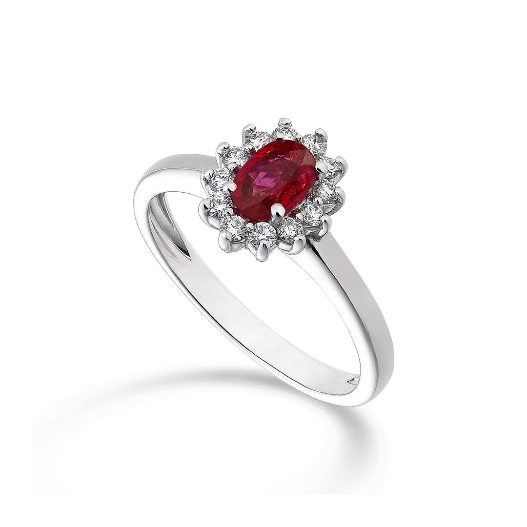 Nihama 9-karatowy rubin n. owalny 6x4 ct. 0,62 śr. 0,23 ct NA5093R4RBN062