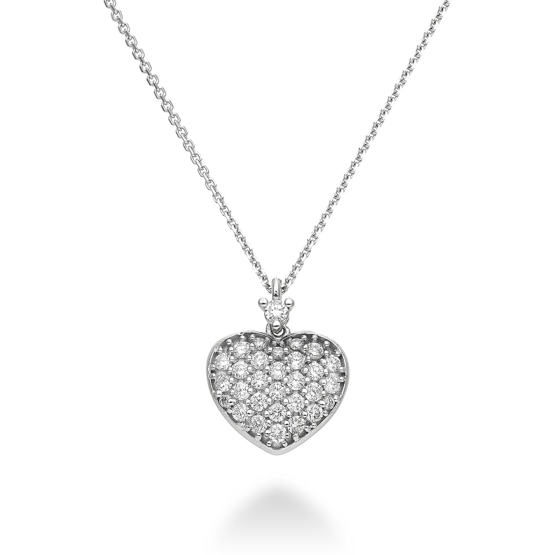 Golay cl 18k 0.34 ct domed heart size 3 white gold cat. white GD5094O4BR034-3
