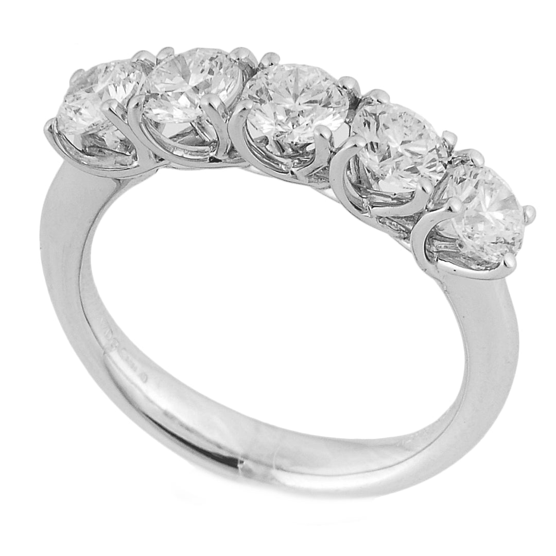 Golay linear grace ring riviera 5 pietre total ct. 1,50 ABTRE1546-23137110004