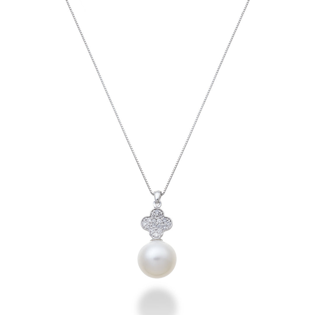 Mikiko cl 18k trevo de quatro folhas fw 8/8.5 ct.0.06 MD1092O4FABI080