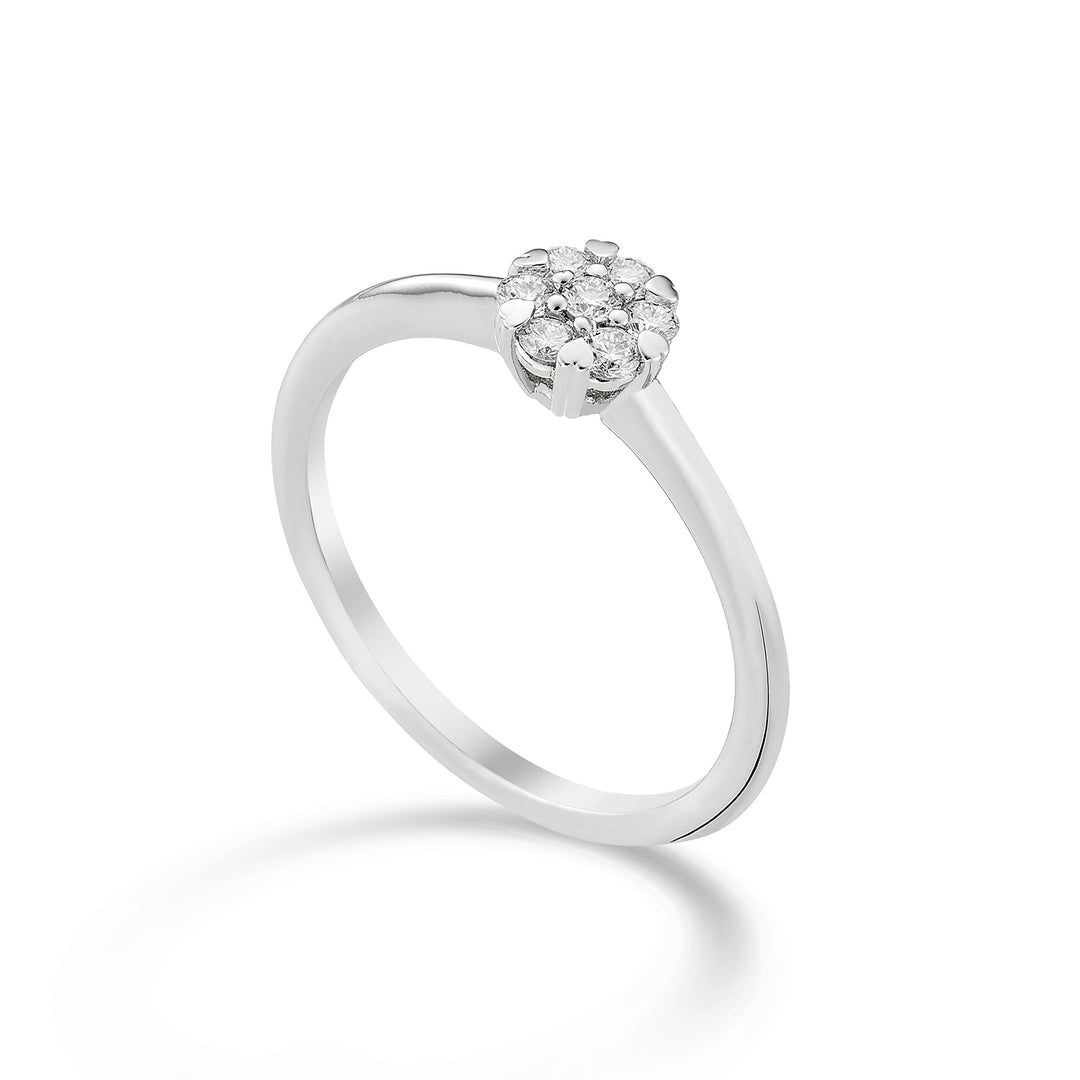 World Diamond Group multi-stone ring 7 stones total ct. 0.28 AM001D030-23009110037