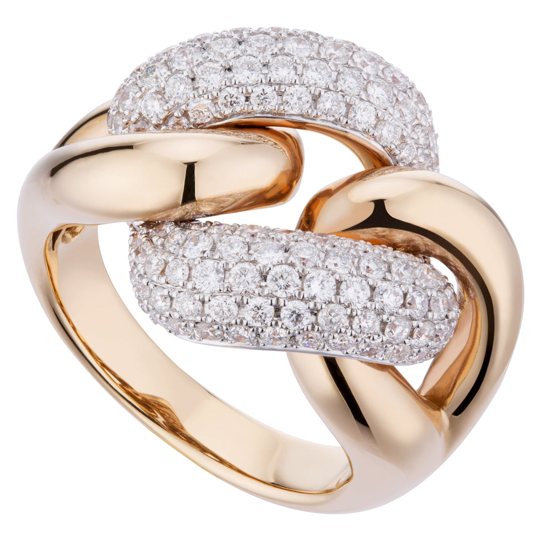 Golay-ringar i roséguld och pave-diamanter AKT34699A-19169110106