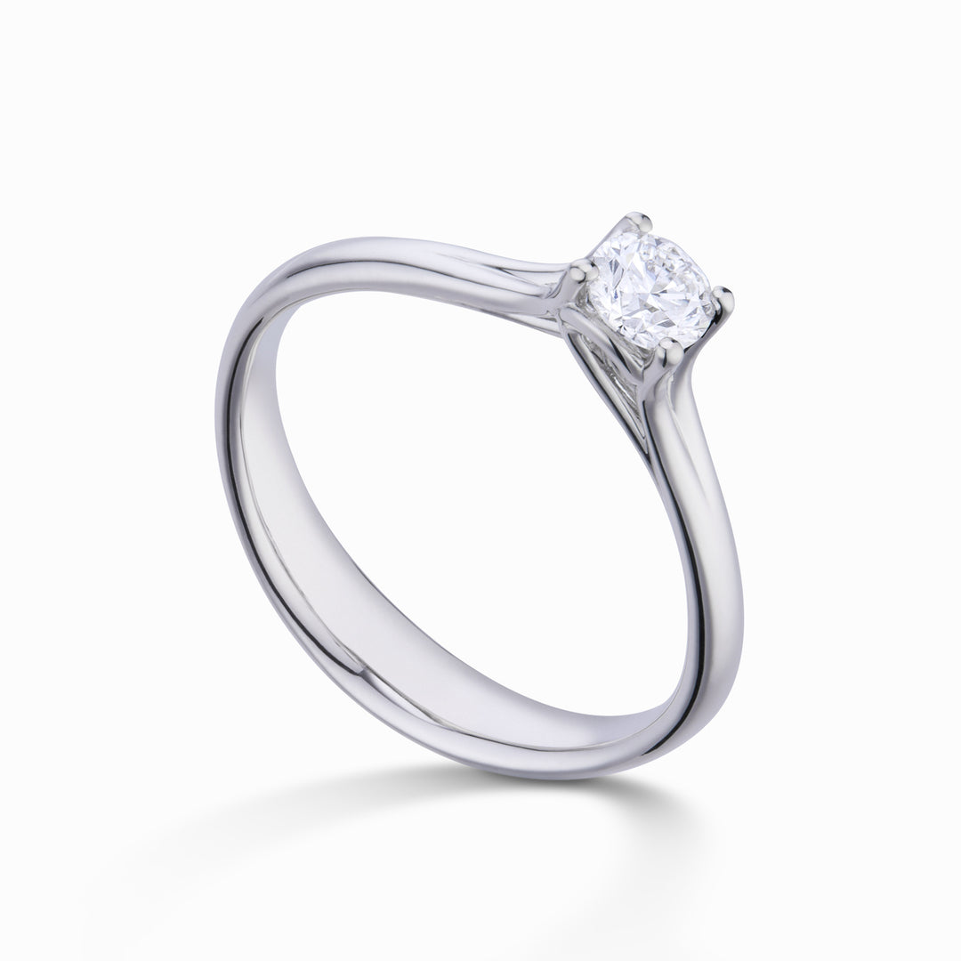 Golay infinite love solitaire ring in platinum ASL024DIPT-25169110162