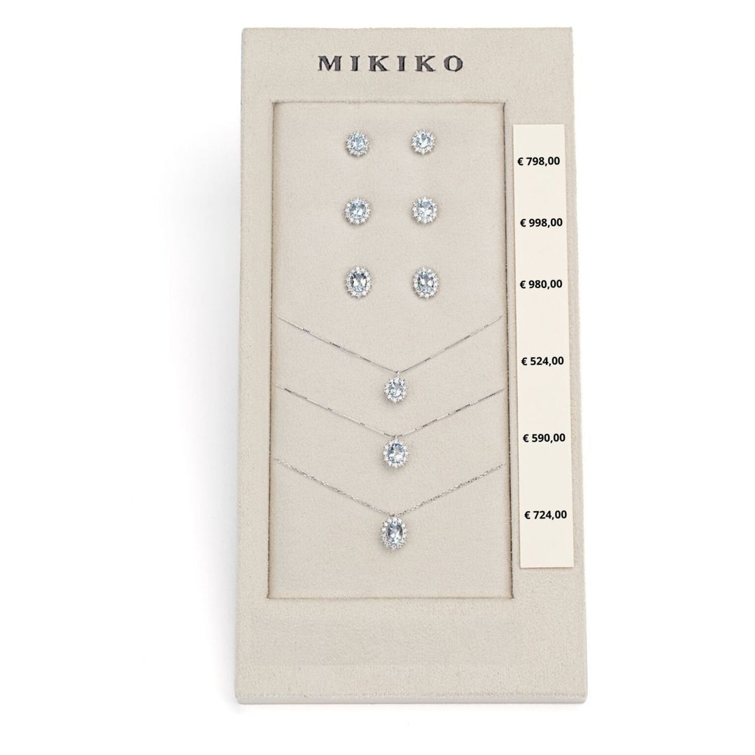 Mikiko-Paket Kl. 5125/5126/5086 + oder 5103/5104/5068 18kt oval 4x3/5x4/6x4 Aquamarin M.LIGHTBOX.33
