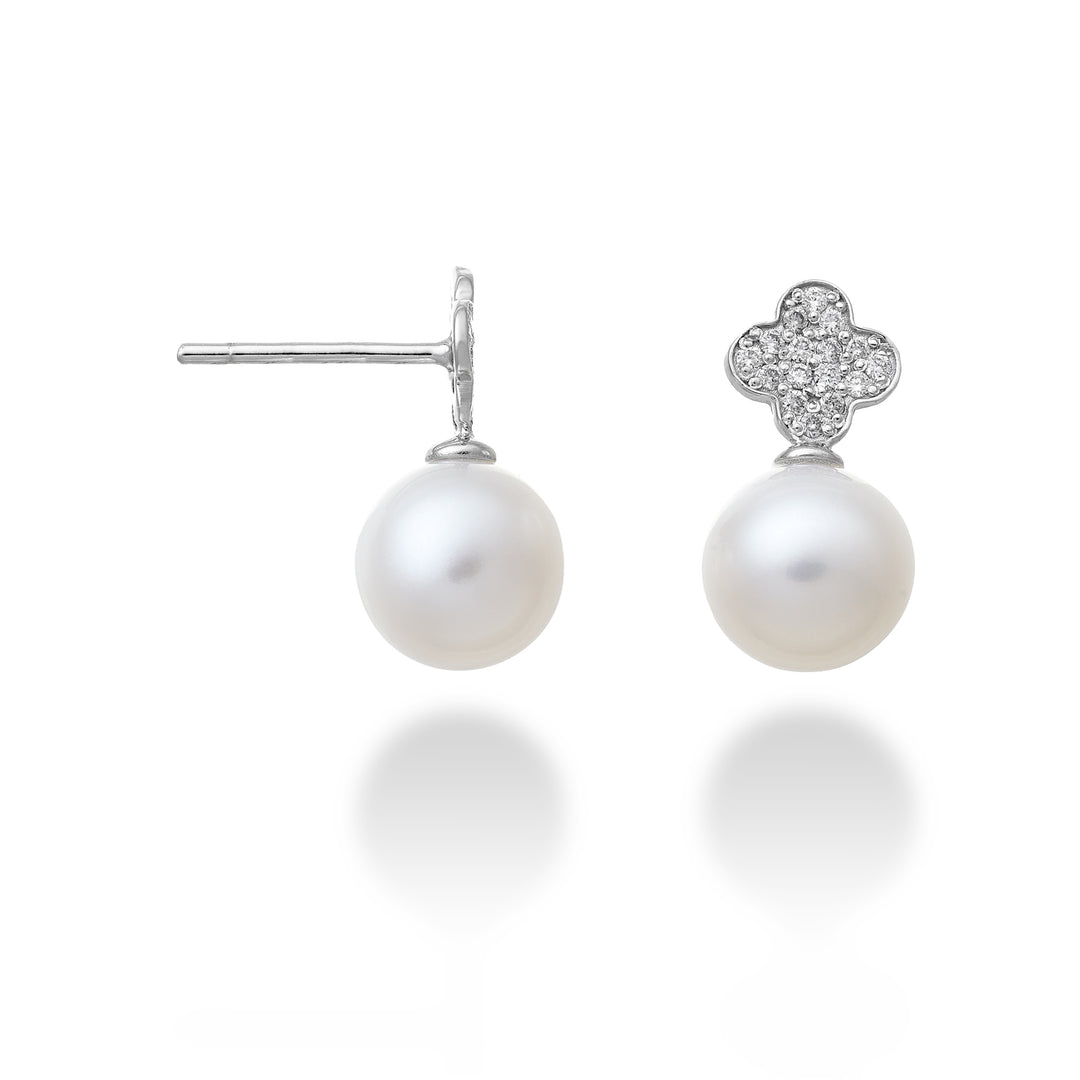 Nihama eller 18k fyrklöver fw 8/8,5 ct.0.12 NO1591O4FABI080