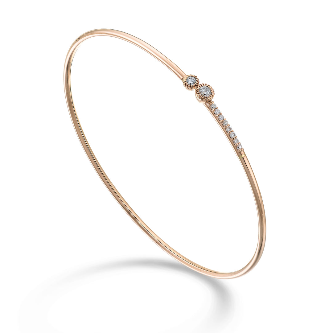 Bracelet Golay br 18 carats 2 réglages or rose 0,23 ct GBSC055DIO3