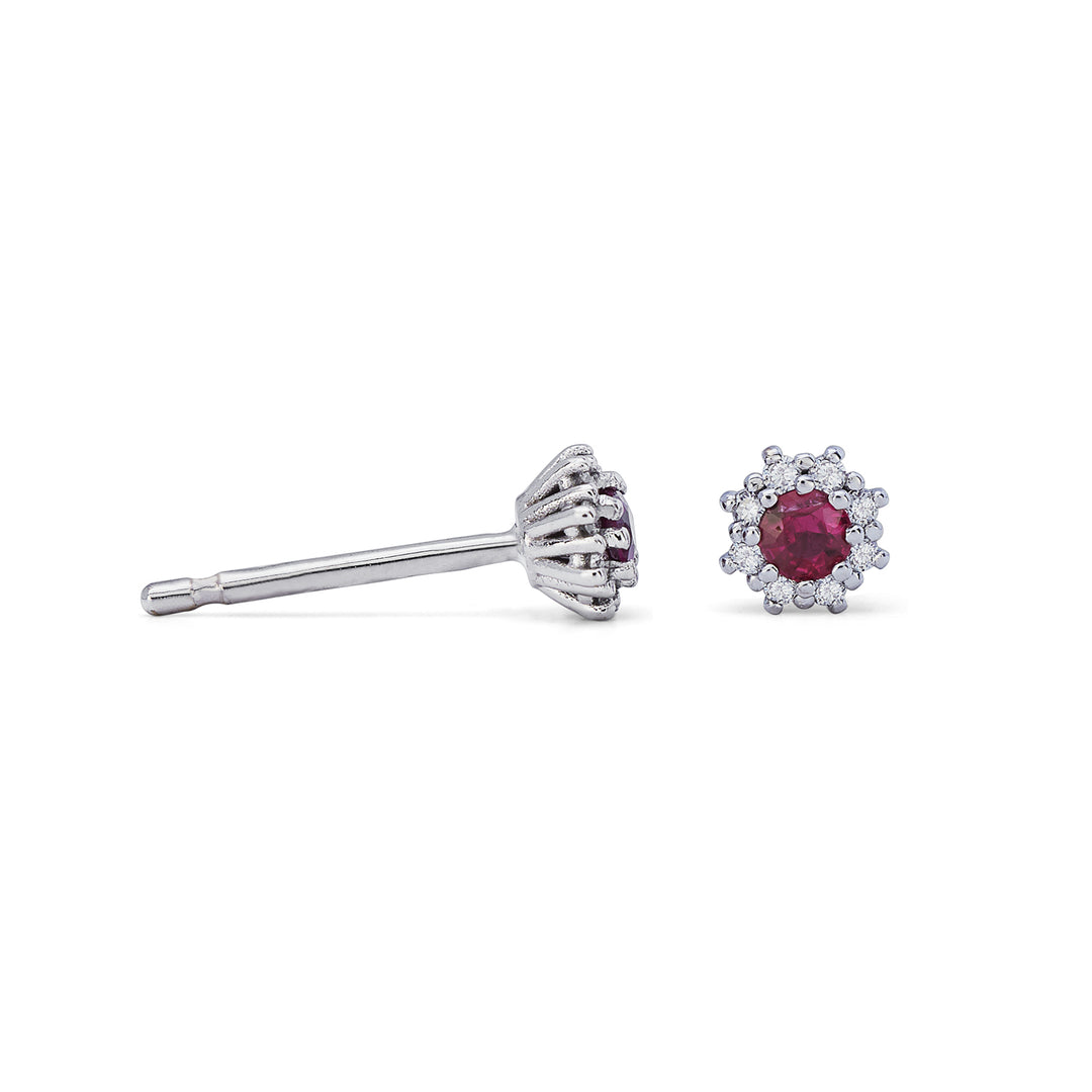 Nihama o rubí de 18k n. 0,16 ct de diámetro. 0,08 ct talla 1 NO5066O4RBN016