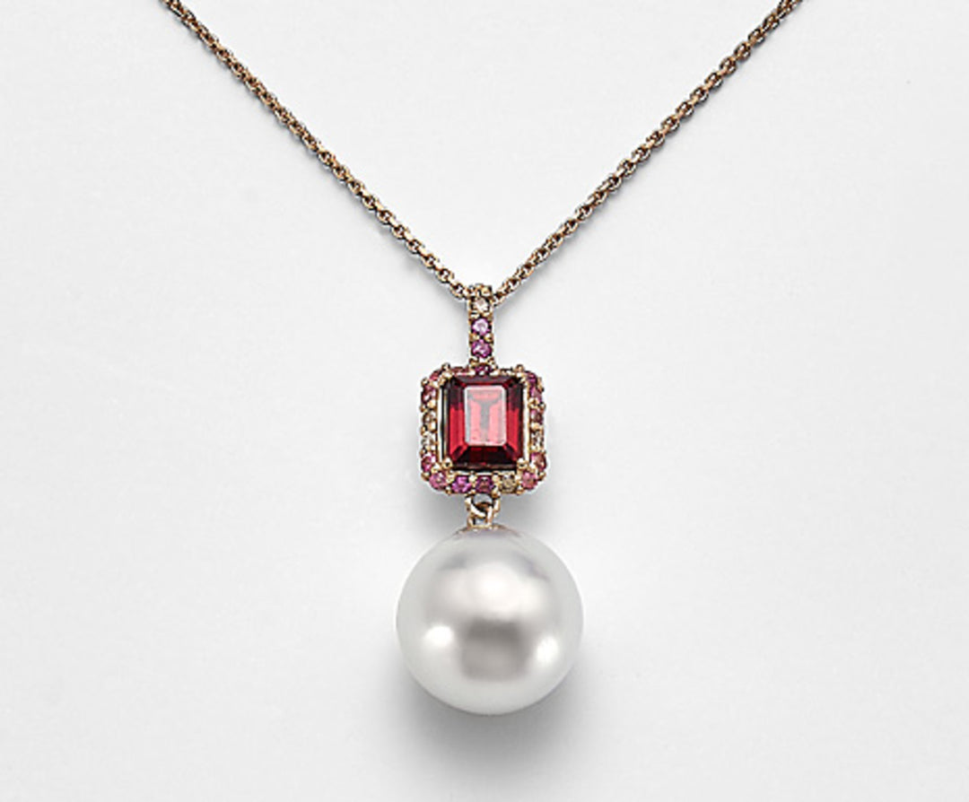 Nihama cl 18k sspw 11/12 ct.0,06 diam brown, tormalina ro sa e rodolite ND0984O3SABI110