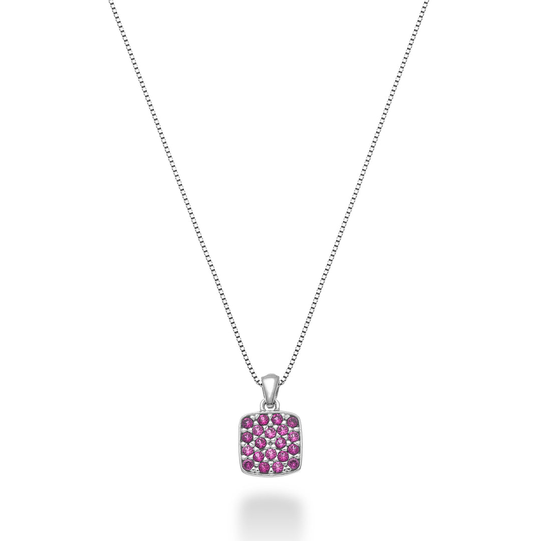 Nihama cl 18-karatowe rubiny kwadratowe 0,12 ct ND5164O4RBR