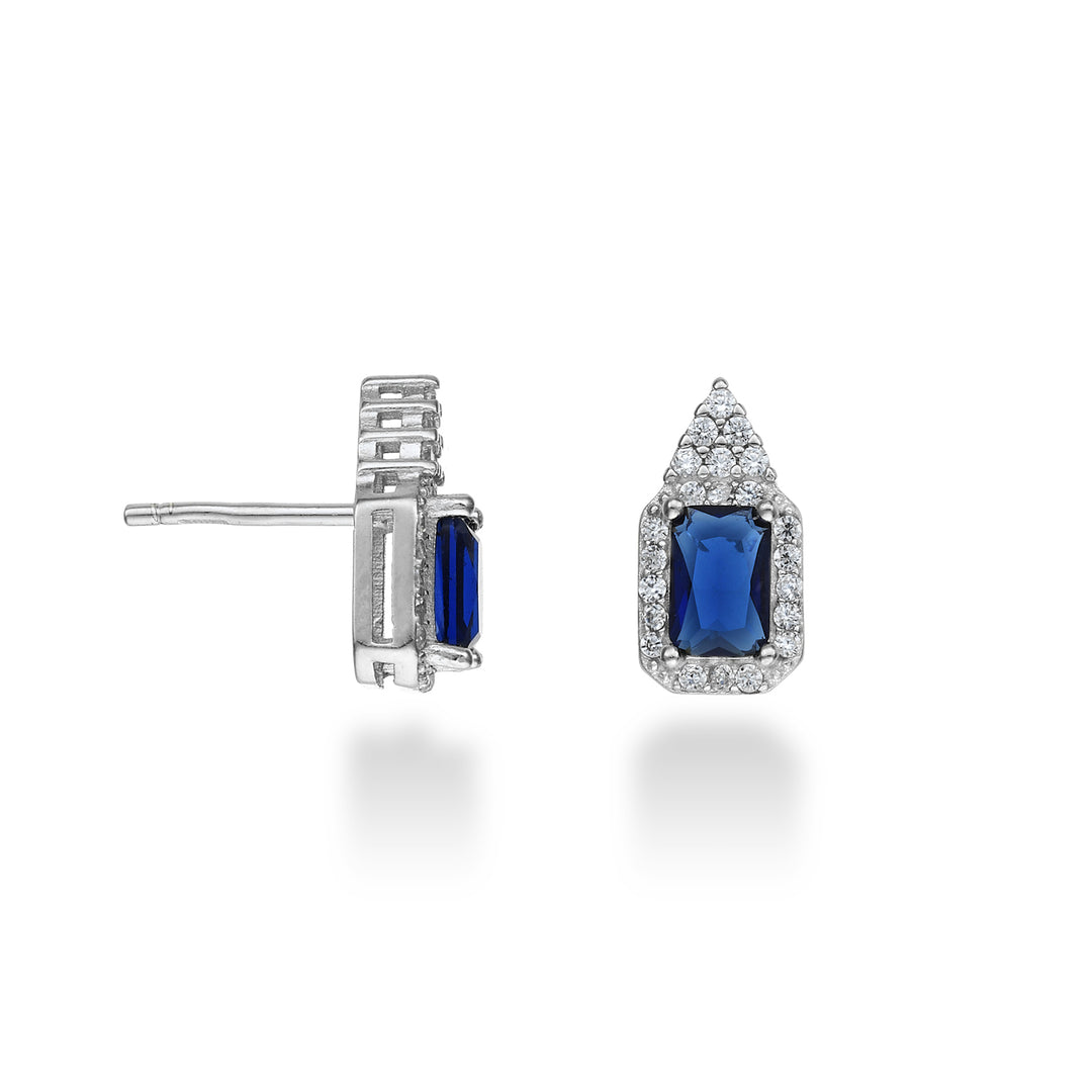 Nihama vagy ag925 drágakő swarovski fehér és kék NO7597A4BLU0000