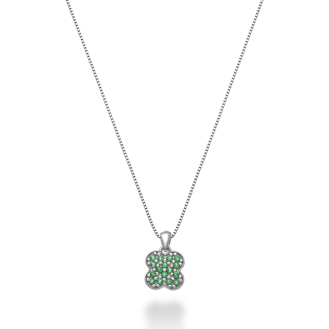 Nihama cl 18k čtyřlistý smaragd ct.0.07 ND5163O4SMR