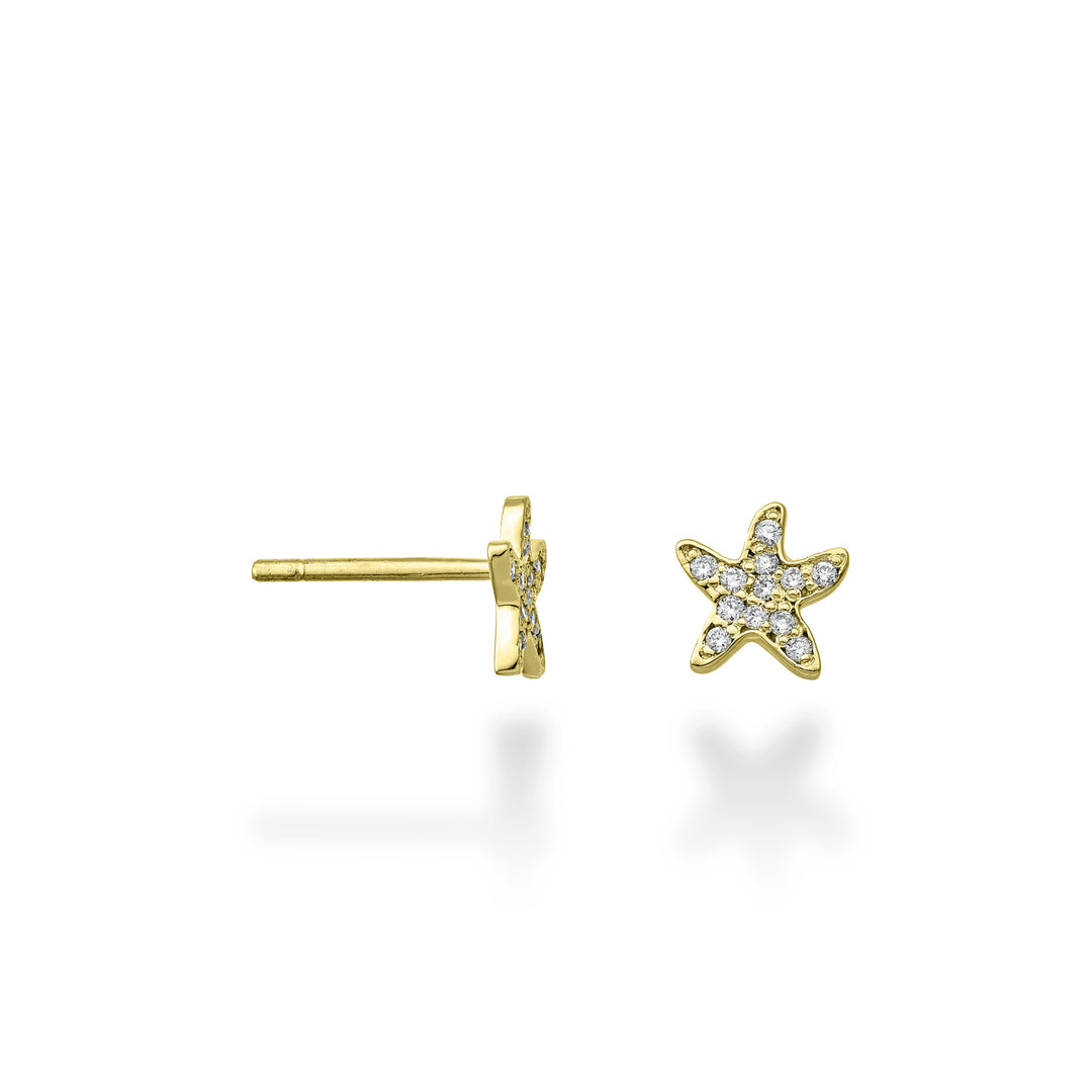 Mikiko vagy 18k csillag 0,10 karátos sárga arany MO5148O1BR010