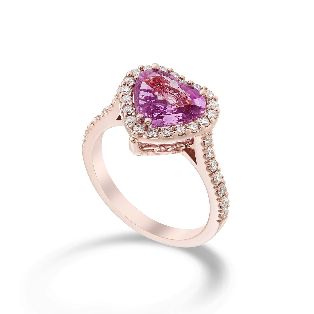 Golay rosa Zaff-Ring-Herz 9x8, Kontur und Stiel inkl. ACLC062DIZP98-23083110060