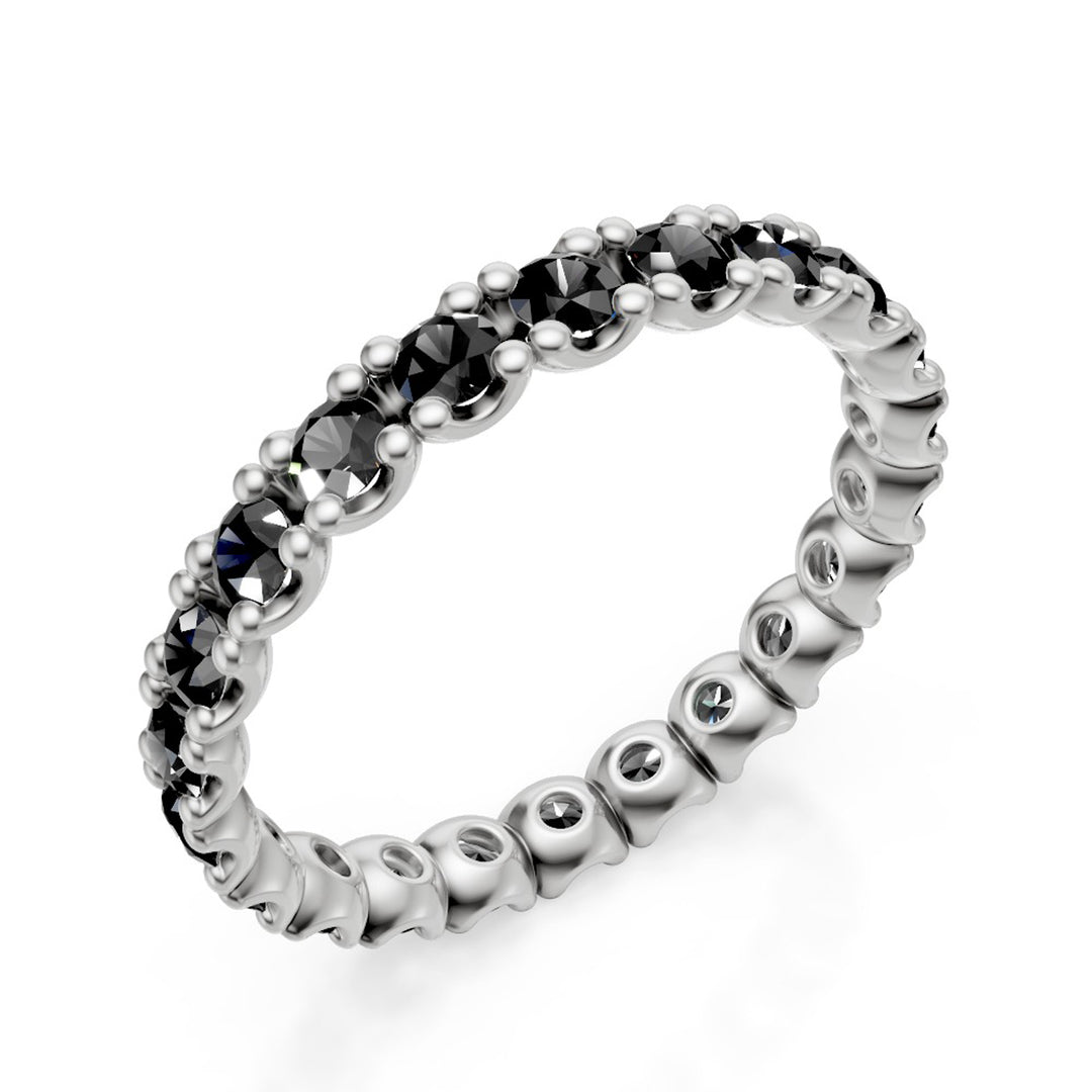 Mikiko an 9kt spinello nero ct. 1,15 oro bianco MXDAET010R4SBK