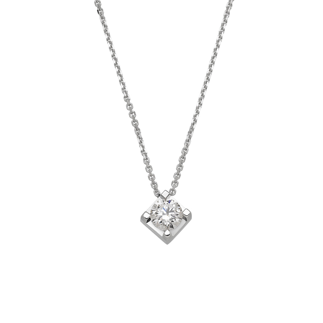 Golay necklace with diamond-shaped light point pendant GIM006R-21351110067