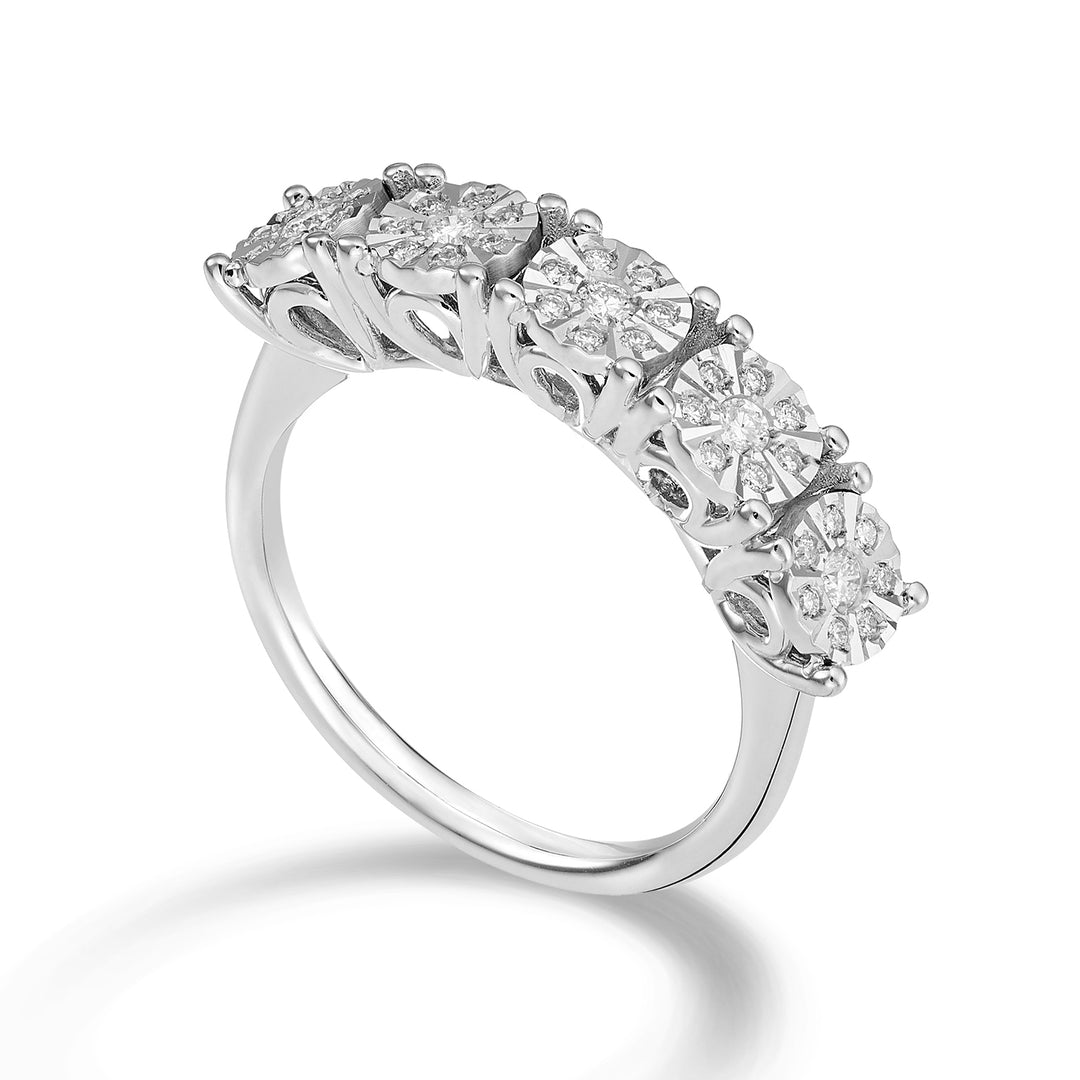 Mikiko un 18k 5 pierres 0,25 ct MA5161O4BR025