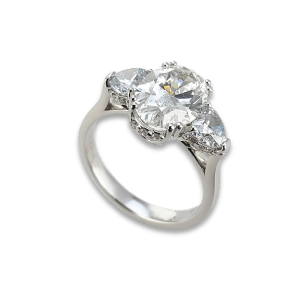 X-Diamond un laborator de 18kt g.d. ct.3.17 (cent.2.27) oval LXDAPU036O4OVDI317