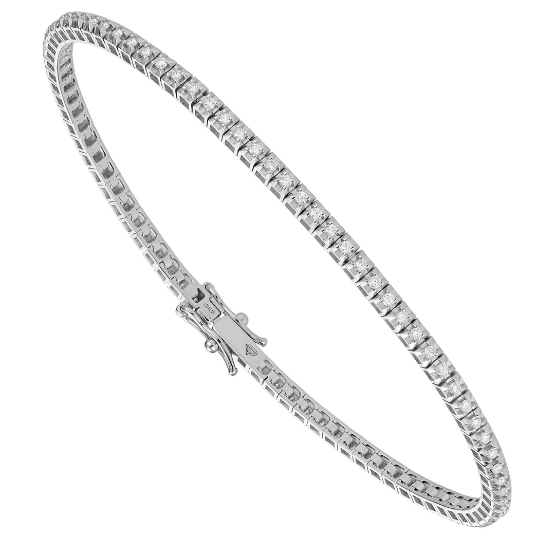 Golay firkantet tennisarmbånd 0,90 ct BTQ060DI7-21341110063