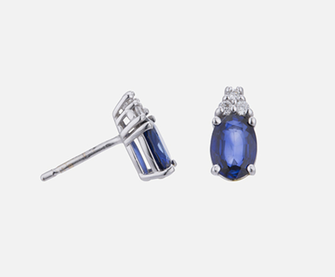 Nihama nebo 18k oválný safír 7x5 ct.1.60 dia ct.0.09 NO5034O4ZFD