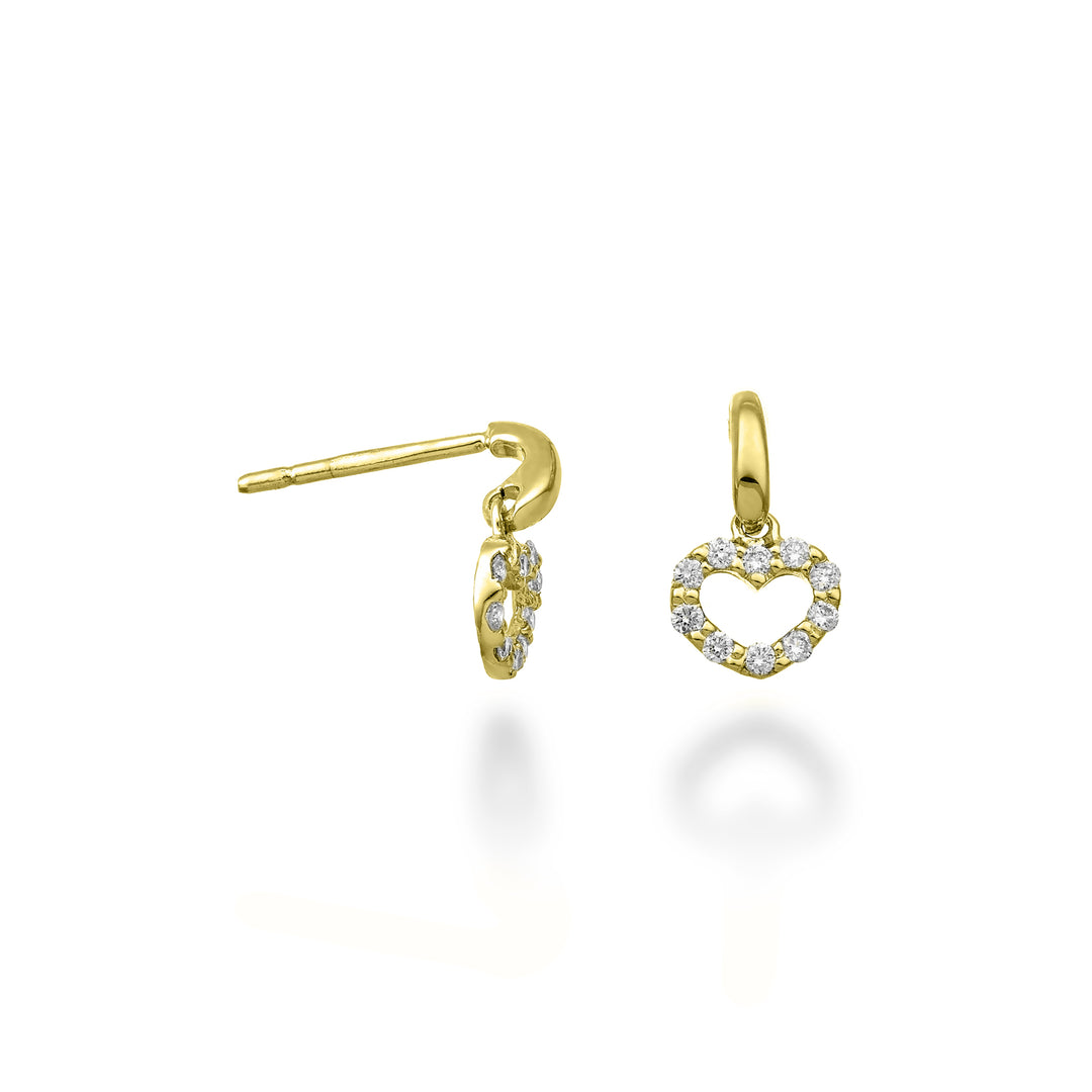 Mikiko vagy 18k ct.0,16 sárga arany MO5151O1BR016