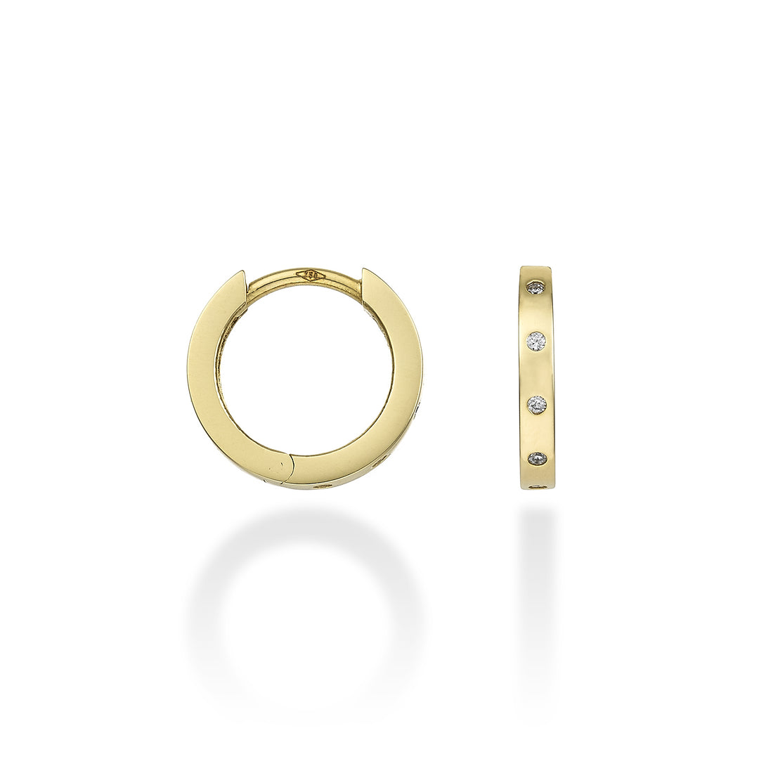 Mikiko ou 18k points ronds diam. Or jaune 0,05 ct diam. est. 12mm MO5063O1BR005