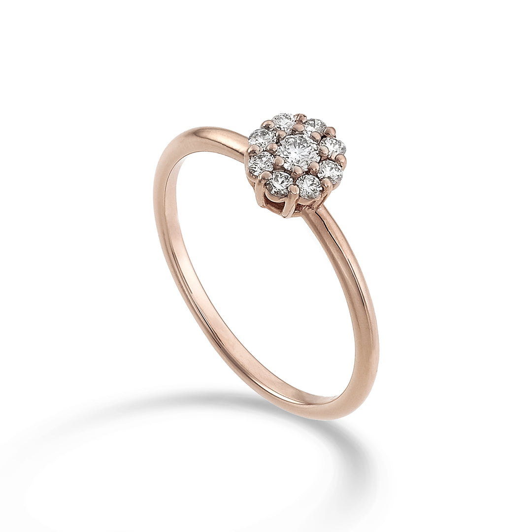 Mikiko 18k ct. yhteensä 0,22 kokoa 3 MA5133O3BR022