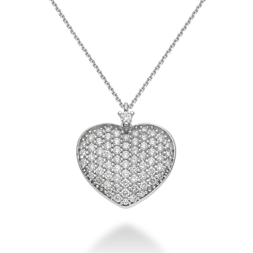 Golay cl 18k ct.0.76 corazón redondeado tamaño 5 oro blanco gato. blanco GD5096O4BR076-5