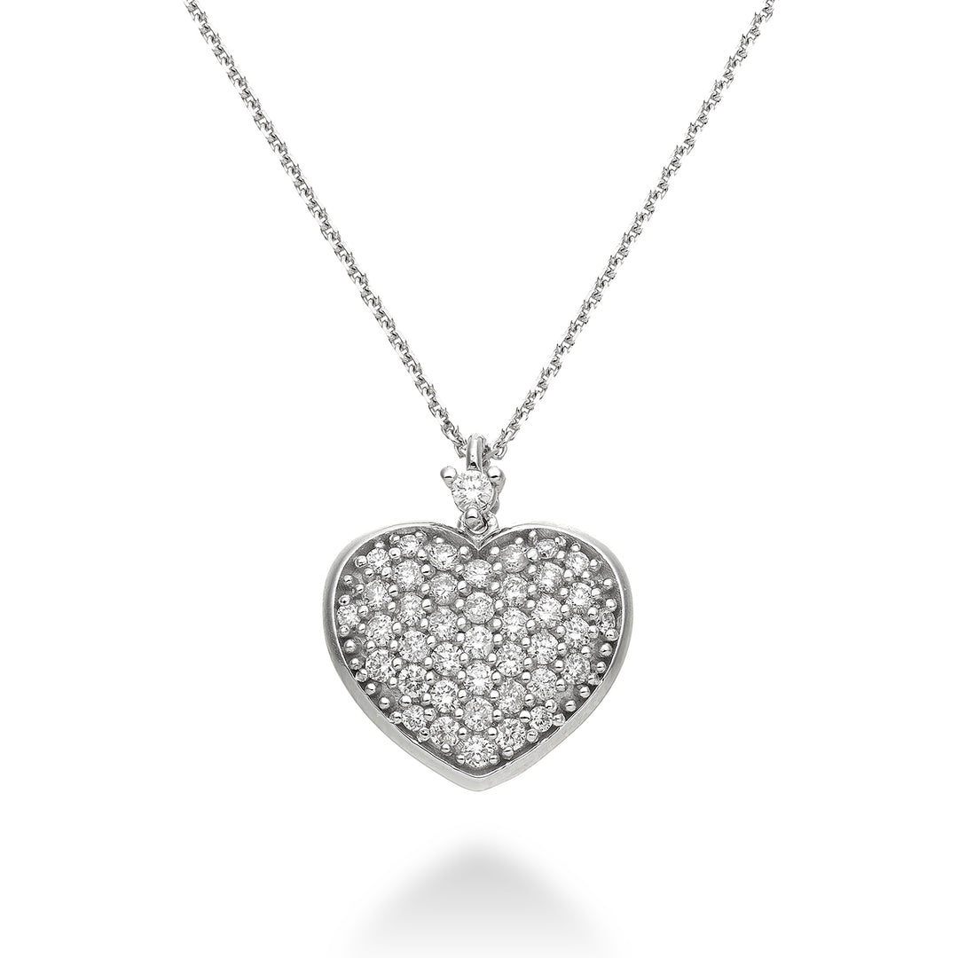 Golay cl 18k 0,45ct klenuté srdce velikost 4 bílé zlato kočka. bílá GD5095O4BR045-4