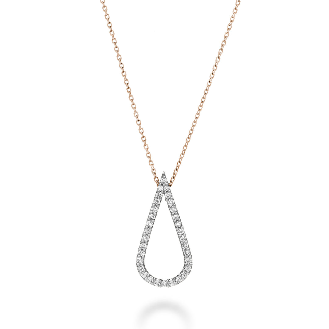 Golay cl 18k geometrías en forma de gota diamantes 0,20 ct oro blanco cat.rose GPFGOCDIO7