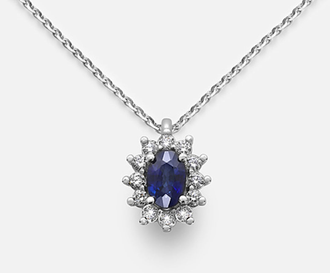 Nihama cl 18k soikea safiiri 6x4 ct.0,40 halk. 0,23 ct ND5047O4ZFD