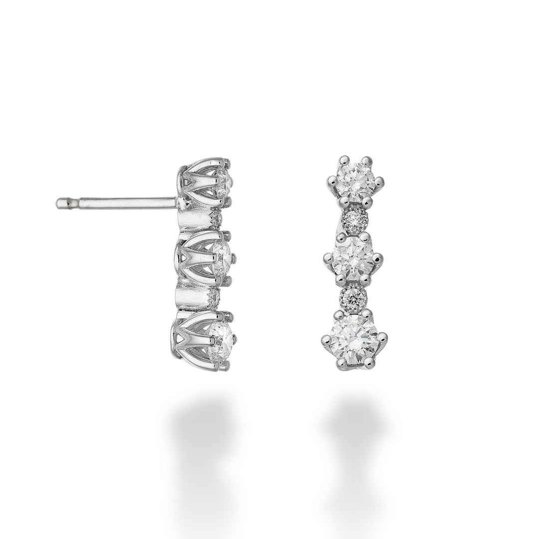 Kolczyki trylogii World Diamond Group z 6 bolcami, final ct. 0,20 OTR046DI020-22361110015
