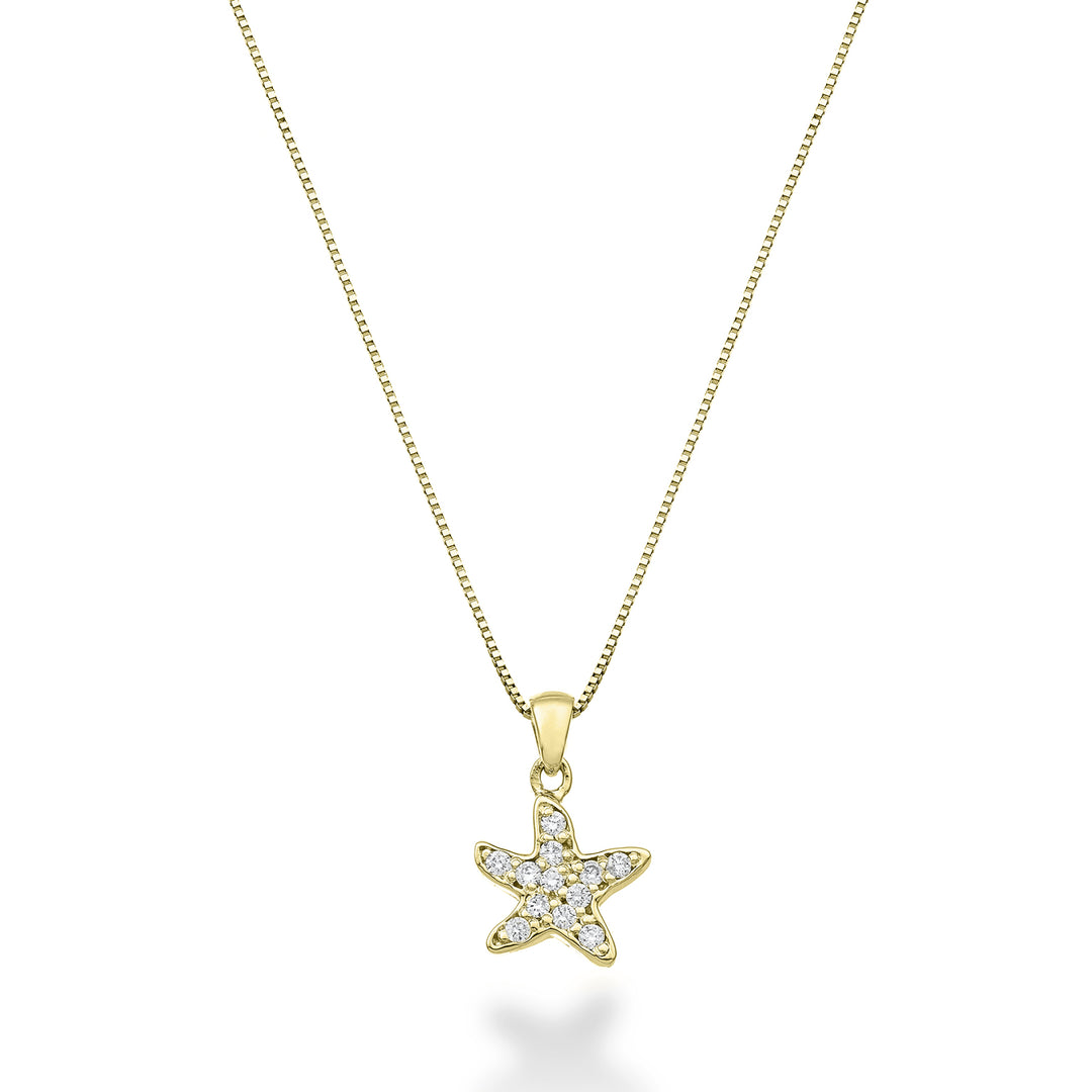 Mikiko cl 18k star 0,05 ct sárga arany MD5166O1BR005