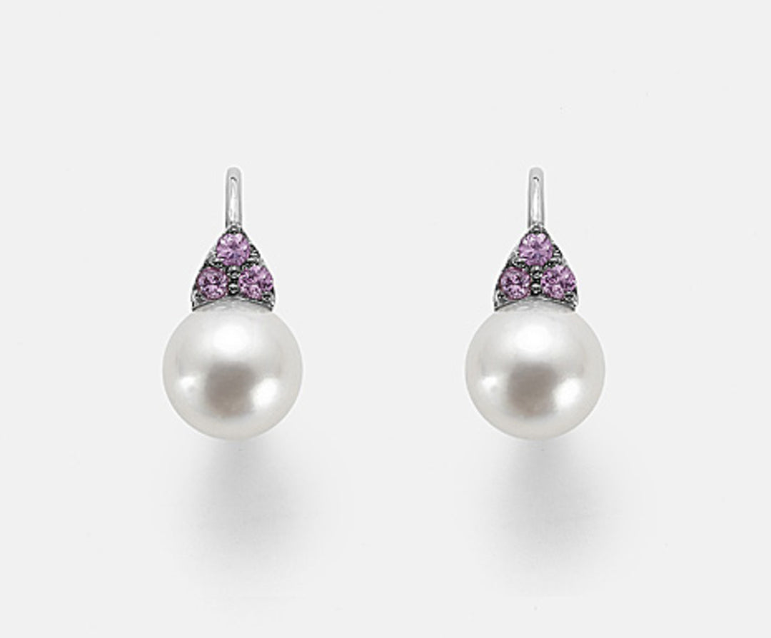 Mikiko o 18k fw 10/10,5 zafiros rosas 0,42 ct MO1469O7ZAFFROSA
