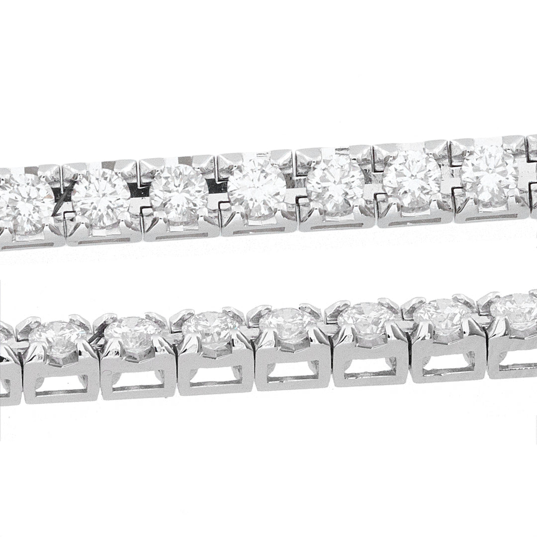 Pulseira de tênis quadrada Golay 3,5 ct BTQ020350WDI-15356110088