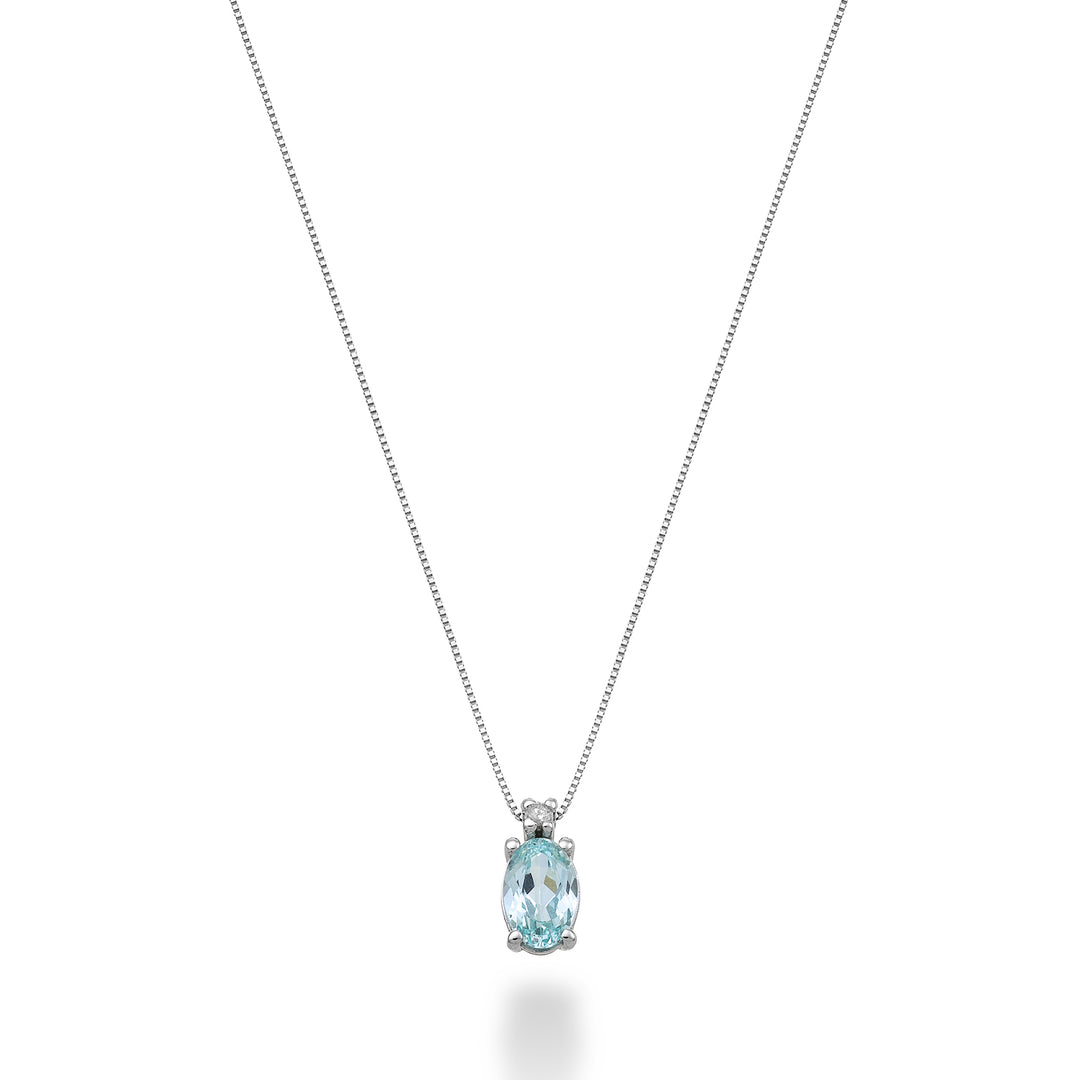 Nihama cl 18k oval paraiba turmalin 6x4 ct.0,70 diam. ct.0,01 ND5034O4PAR