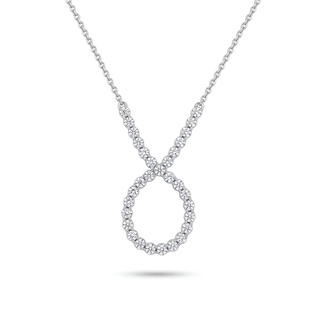 Golay runda. snygg multistone med centknut och kedja GMPF006DI-23293110056