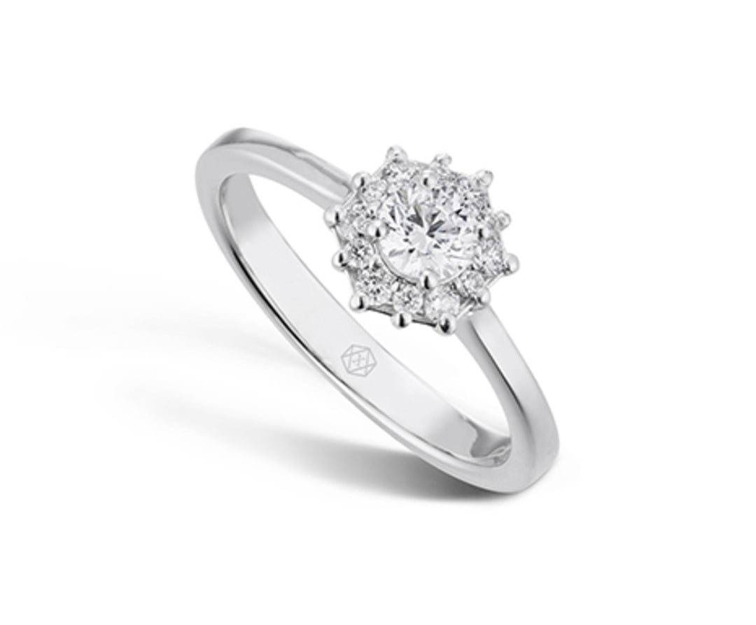 X-Diamond ja 9kt lab g.d. 0,30 ct + 0,14 ct gr. 2,90 LXDAN017R4BI044