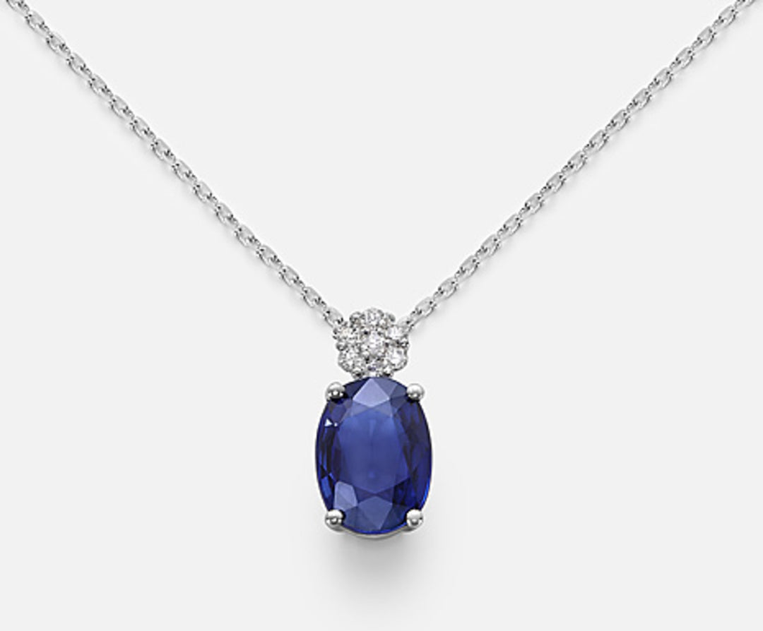 Mikiko cl safira oval 18k 7x5 ct.0,80 diam. 0,05 ct MD5025O4ZFD