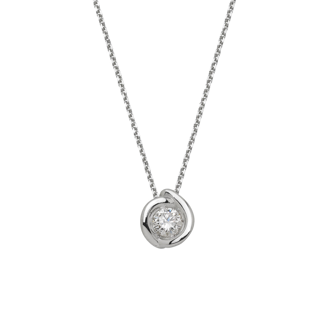 Κολιέ World Diamond Group με μενταγιόν calla light point GIM34-25174110079