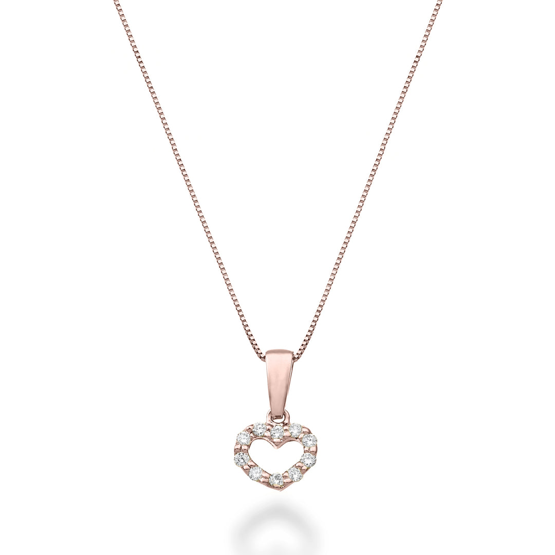 Mikiko cl 18k 0,08ct růžové zlato MD5169O3BR008