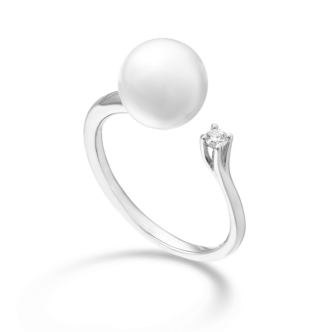 Nihama 18k ak 9/9,5 ct.0.05 NA0846O4ABBI090