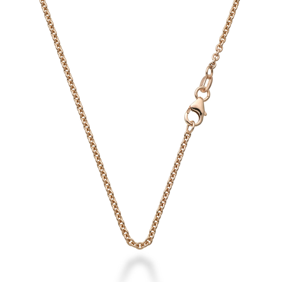 World Diamond Group cat. 18k rolo cobra roségoud cm.50 GCATROLOCOB750R-50