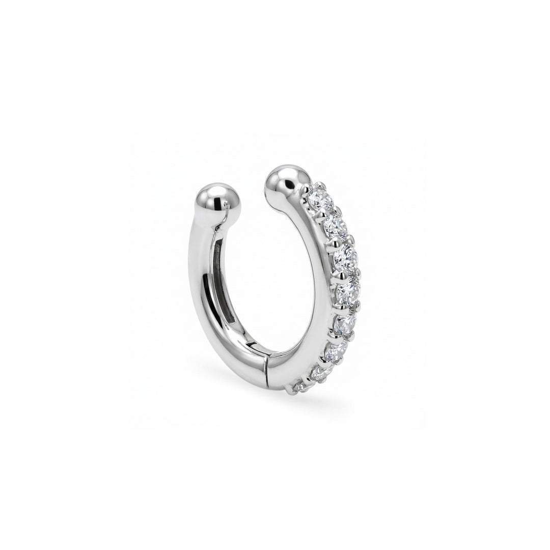 Golay spring ear cuff øreringe med diamanter hvidguld OEC814DB-26028110274