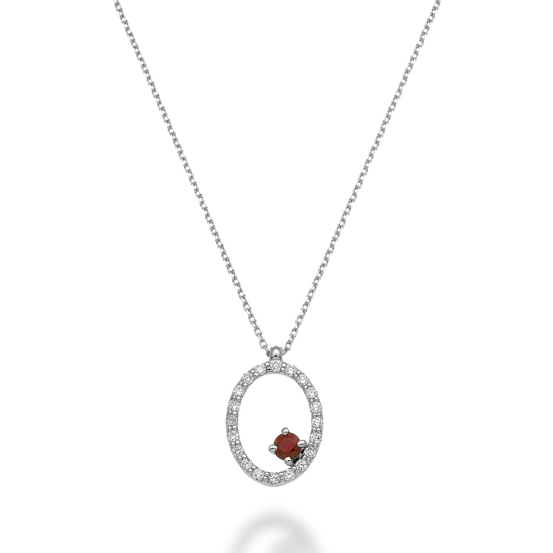 World Diamond Group cl 18k rubis "ovale" n. 0,11 ct de diamètre. ct.0,15 GD5156O4RBN026