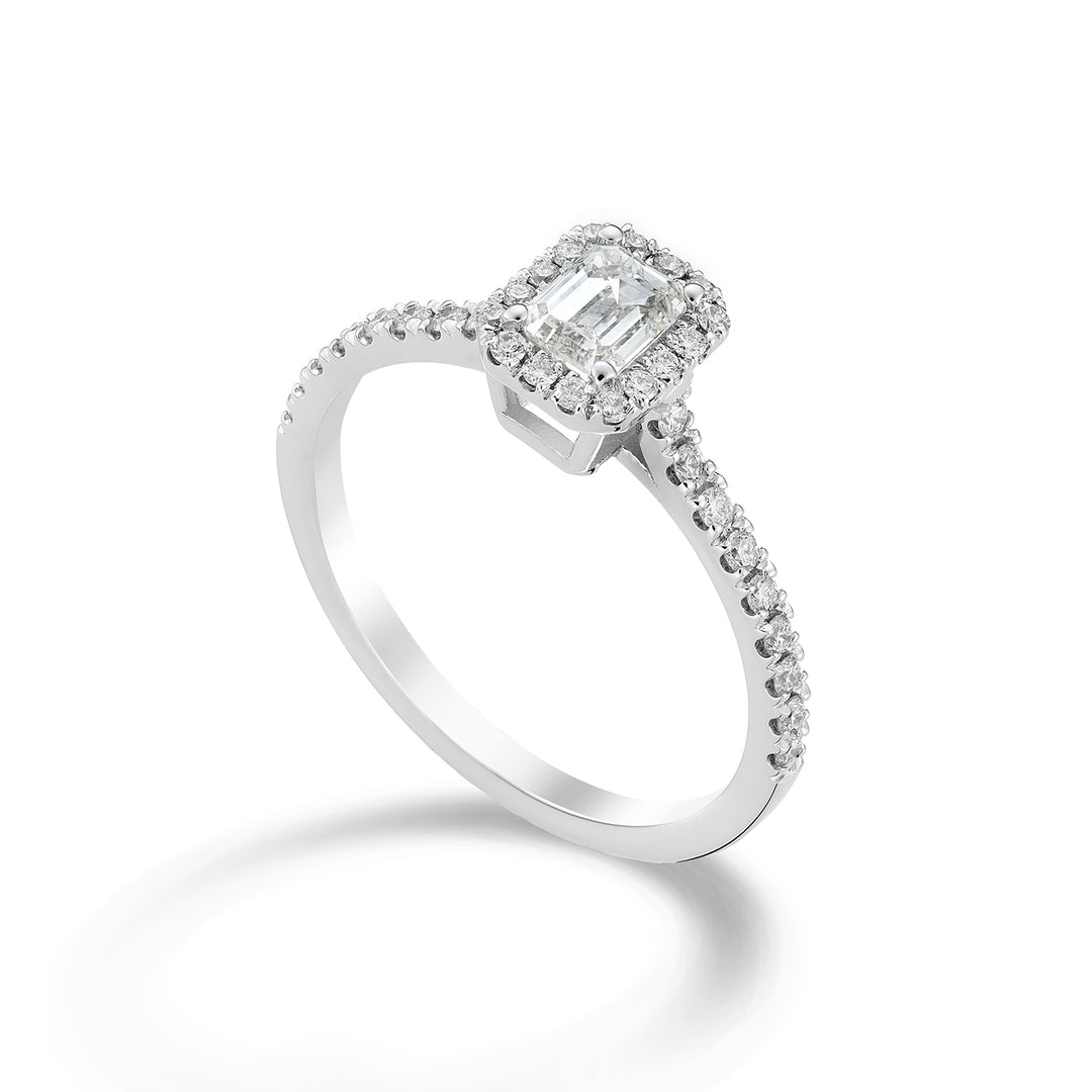 Golay Diamantring Okt 5x4 Kontur und vertiefter Schaft ACLCEM001D40-22329110006