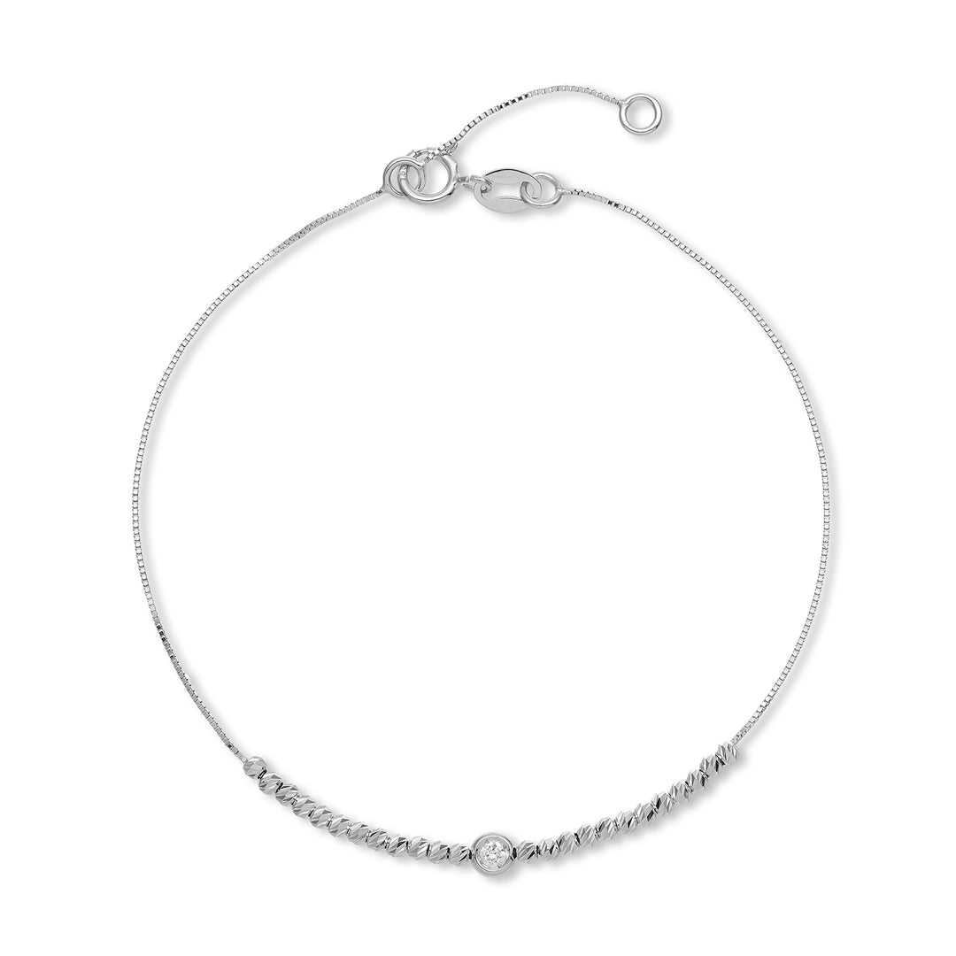 Mikiko br 18k ct.0.03 - spegel - MB5038O4BR003