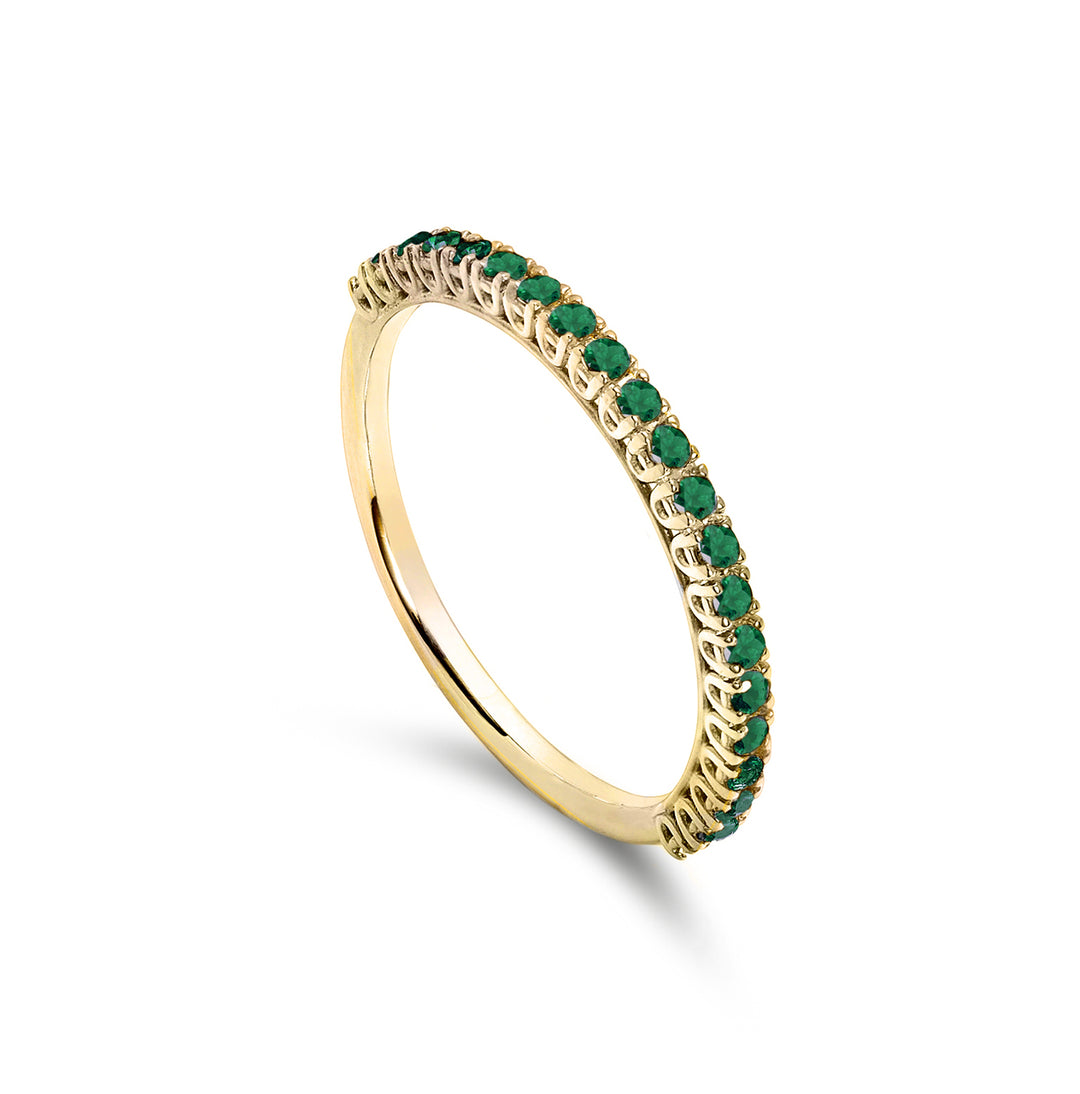 Nihama en 18k natuurlijke smaragd 0,25 ct NA5088O1SMN